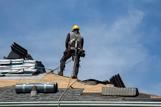 Professional Roof Replacement technician working in Lynn, MA